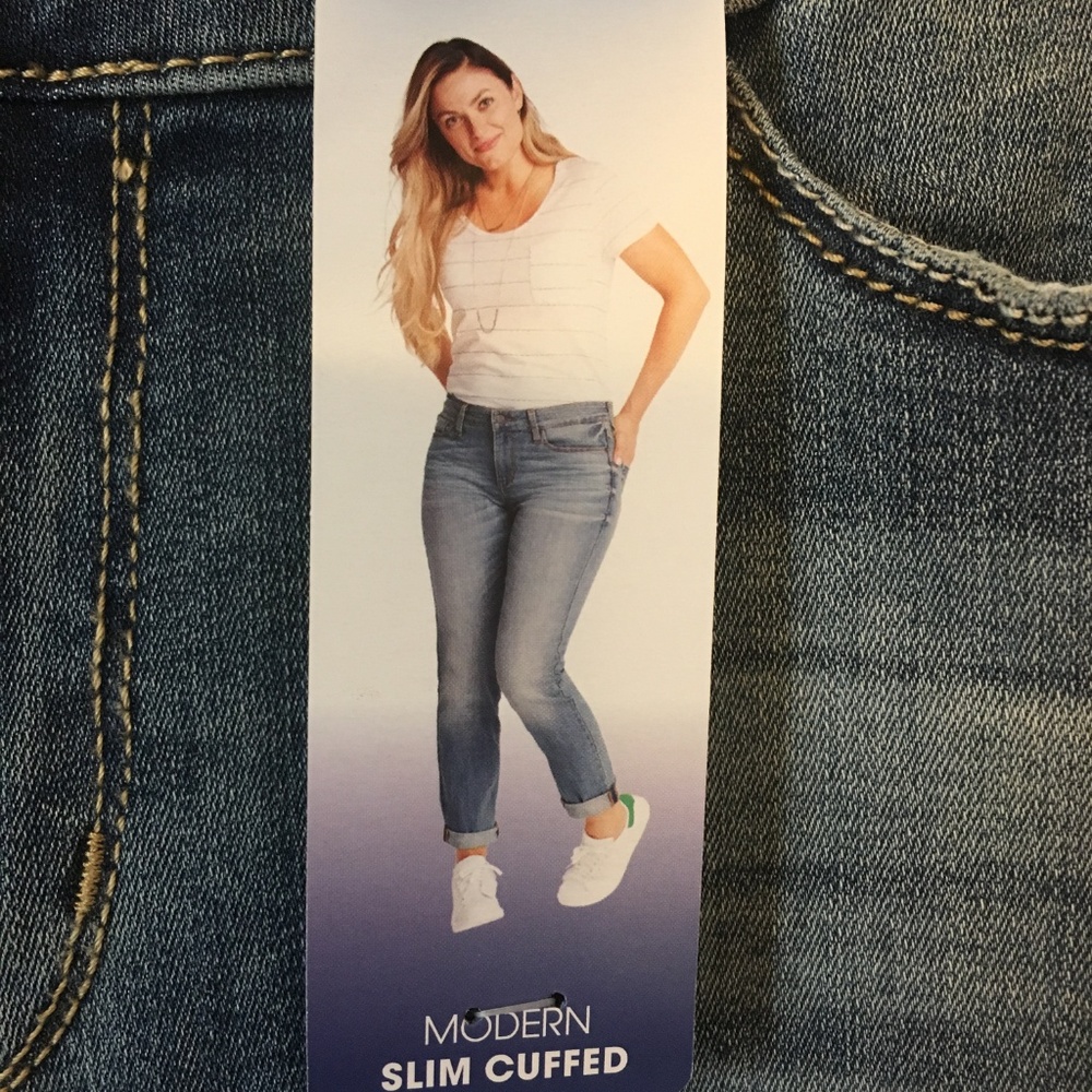 Denizen Levi’s Distressed Stretch cuff jeans - 8 - Picture 5 of 6
